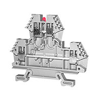 DINnector® DN Series DIN Rail Mounted Double-Level Terminal Block