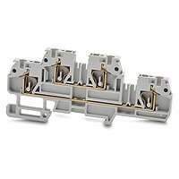 DINnector® Screwless DIN Rail Common Point Terminal Block