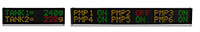 ViewMarq® Two Line 12 character Message Light-Emitting Diode (LED) Message Display