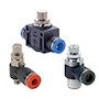 NITRA® Pneumatic Push-to-Connect Air Flow Control Valve